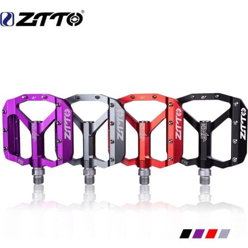 ZTTO NEW MTB Pedal Bicycle Good Grip Flat Pedal Ultralight Alloy Best Quality Bearings And Du System 12mm Axle Downhill Design