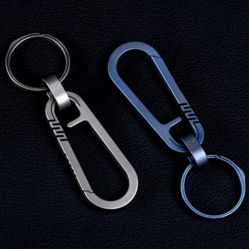 A55 New high quality Titanium TC4 Keychain Waist Hanging EDC Quick Metal Keychain Creative Multi-function hanging