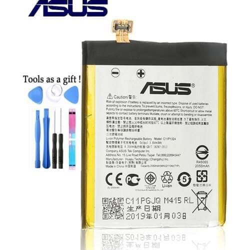 Original ASUS C11P1324 Battery For ASUS ZenFone 5 A500G Z5 T00J ZENFONE5 A500CG A500KL A501CG + Tools