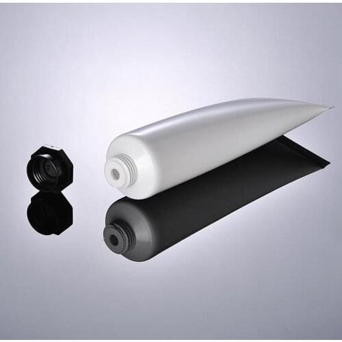 Screw Cap 50ML White Cream Soft Tube Mini Portable Refillable Bottles Travel Container Sunscreen BB Cream Eye Cream Tubes 100pcs