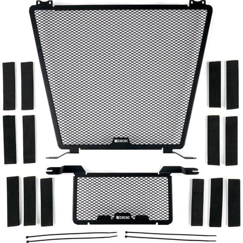 Radiator Guard Oil Cooler Grille Mesh Cover Protector For BMW S1000RR 2019-2020 NiceCNC Radiator Oil Cooler Guard Cover