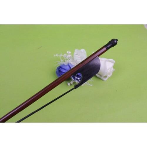 1pcs 4/4 Violin Bow Baroque Style bone Frog Straight #3