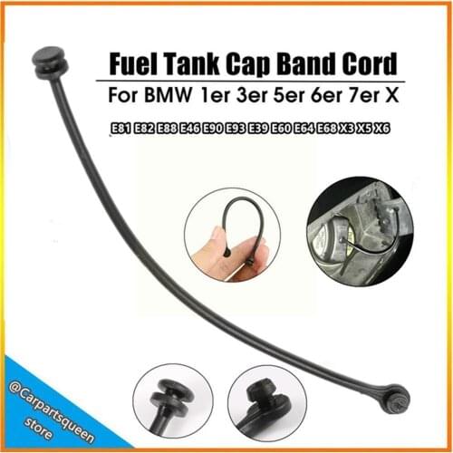 1Pc For BMW Fuel Tank Cap Strap Cord Tank Cap Rope For BMW E46 E90 E91 E92 E60 X1 X2 X3 X4 X5 X6 Mini Rope Traction Cable