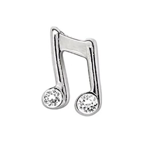 10pcs Music Notes Charm floating charms for Living glass locket