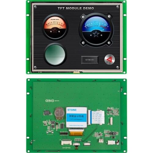 8.0 Inch HMI Smart TFT LCD Display Module with Controller Board for Equipment Use