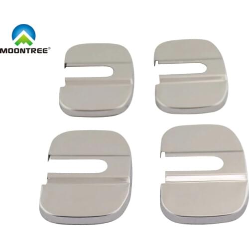 4 pcs Silver Car Door Lock Protective Cover for Opel Saab 93 2003 2012 9-3 900 9000