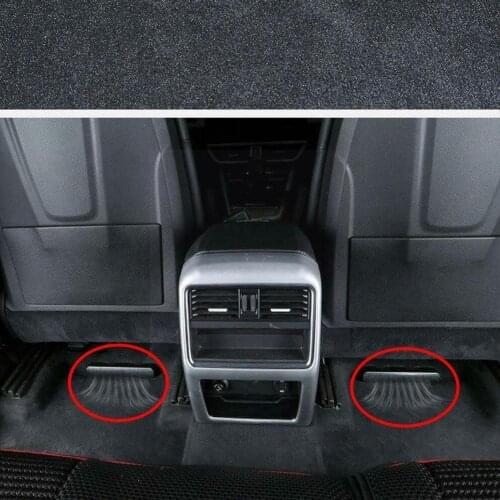 2PCS/Set For Audi Q7 Q8 2017 2018 Accessories Car Heat Conditioner Under AC Duct Vent Seat Outlet Cover Air Protective Gril F0W7