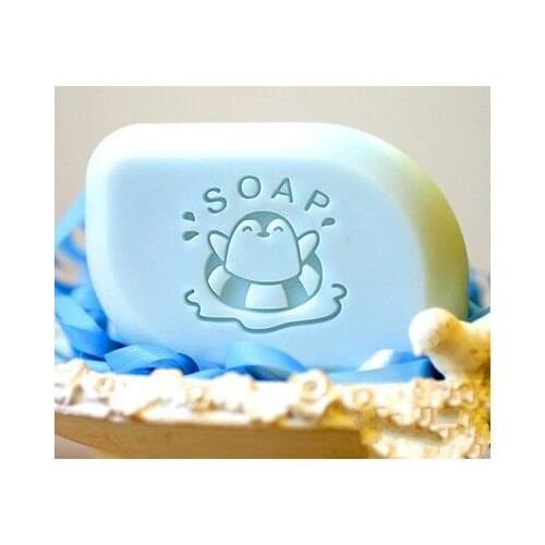 Penguin handmade soap stamp mold mini diy natural patterns 3-5 cm