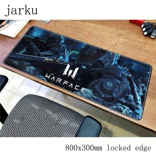 Warface mousepad gamer 800x300X3MM gaming mouse pad large locrkand notebook pc accessories laptop padmouse ergonomic mat