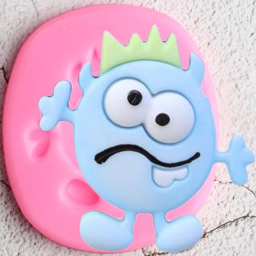 Halloween Cake Decorating Tools Monster Silicone Molds DIY Cookie Baking Cupcake Topper Fondant Candy Chocolate Gumpaste Moulds
