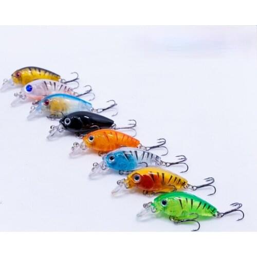 4.5cm4g Fishing Lure Freshwater Walk The Dog Artificial Hard Plastic Bait Trout Bass Tackle