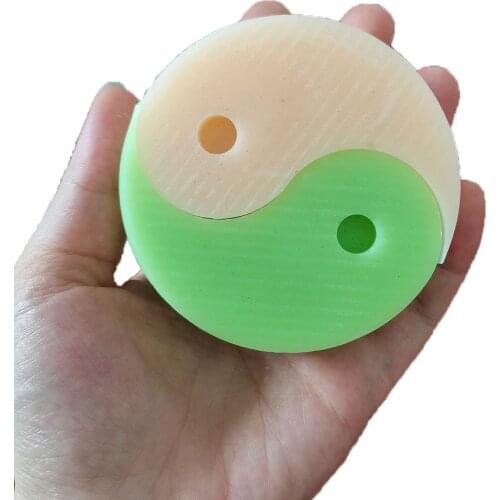 Hot Tai Chi Yin Yang Aromatherapy Candle Mold Original Design Aromatic candle DIY Silicone Mold for Concrete Candle Making