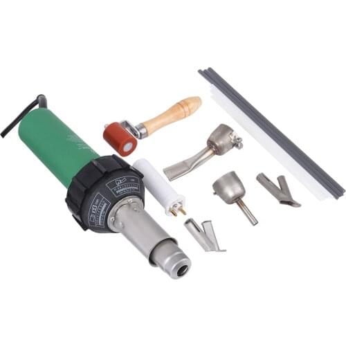 1600W Hot Air Welding Machine Kit Plastics Heat-Welders Tools Set with Welding Speed Nozzle & Roller Rod