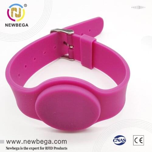 NFC Adjustable Waterproof Wristband 13.56MHZ RFID Rewrittable Genuine Chip Ntag213 Smart Silicon Bracelet New Design 3PCS