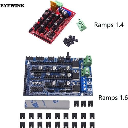 10PCS Ramps 1.6 Expansion Control Panel with Heatsink Upgraded Ramps 1.4/1.5 for arduino 3D Printer Board
