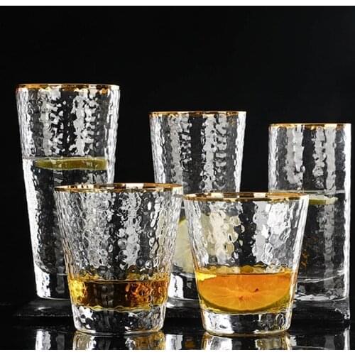 Phnom Penh Hammer Wine Cocktail Glass Whisky Short Glass Bar Creative Personality Whiskey Beer Glass Straight Drinking Cup