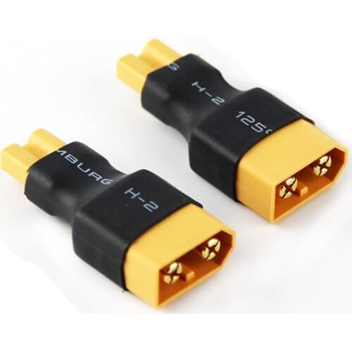 Male XT60 Plug to Female XT30 Connector Converter Adaptor for Lipo Battery