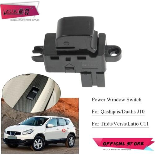ZUK Rear Power Window Switch Assy For Nissan Tiida Versa Latio C11 2005 2006 2007 2008 2009 2010 2011 2012 For Qashqai J10