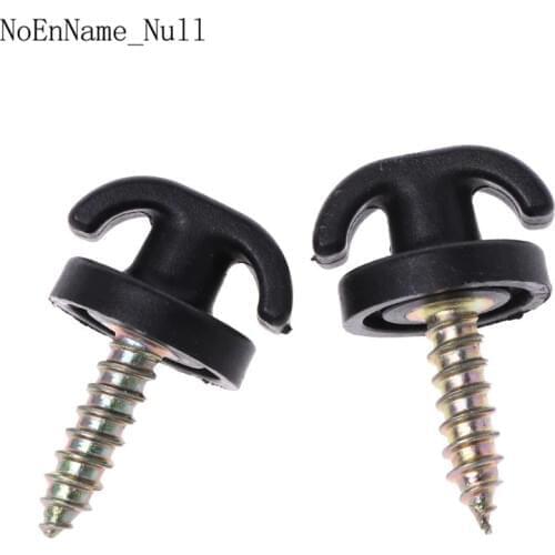 2 Pcs Universal Car Rear Trunk Envelope Cargo Net Tie Down Hook Ring Loop Hanging