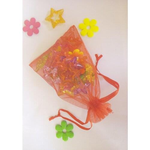 5000pcs 7*9 red gift bags for jewelry/wedding/christmas/birthday Organza Bags with handles Package display drawstring Yarn bag