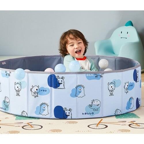 Infant Shining Ball Pits Foldable Ball Pool Ocean Ball Playpen Toy Washable Folding Fence Kids Birthday Gift Boy Toys Baby Park