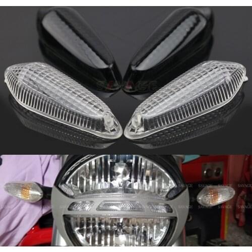 For DUCATI MONSTER 821 696 659 796 797 1100/S/EVO 1200/S/R Streetfighter 848 1098 1100/S Front Rear Motorcycle Turn Signals Lens