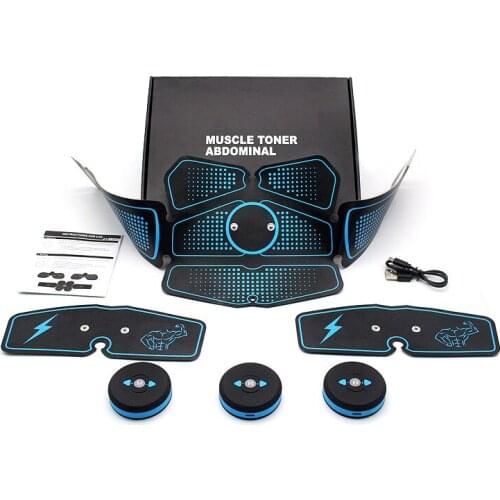 EMS Abdominal Machine Wireless Muscle Stimulator Trainer Smart Fitness Equipment Figure Shaping Electric Weight Loss Sticker