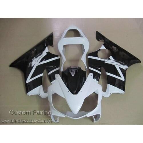 Injection Motorcycle Fairing Kit For Honda CBR600 F4I 01 02 03 White Black Fairings CBR600 F4I 2001-2003 SD10