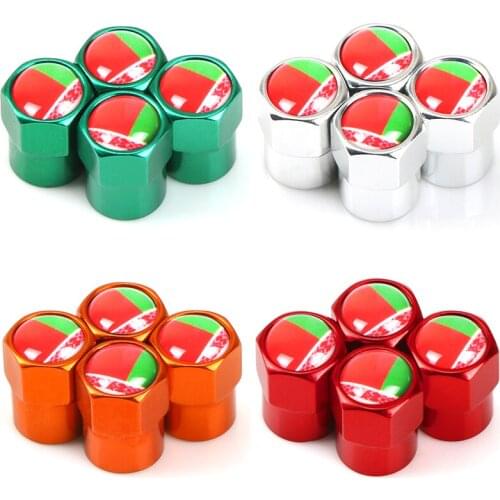 4pcs New Colorful Aluminum Car Wheel Tire Valves cover Tyre Air Caps case For Toyota BMW Honda SEAT LADA Volkswagen Car Styling