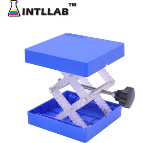 Laboratory Lifting Platform Stand Rack Scissor Jack Bench Lifter Table Lab 100x100mm Stainless Steel For Scientific Experiment