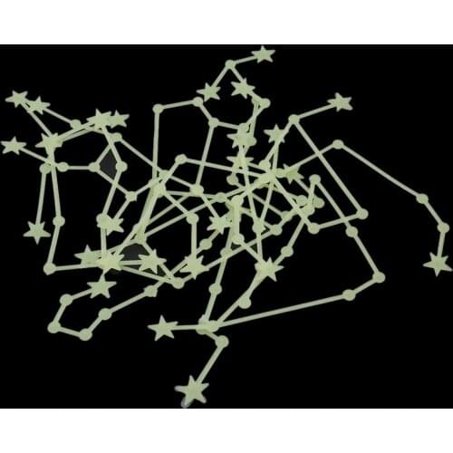 1 Set Hot Colorful Luminous Home Glow In The Dark Stars Wall Stickers Baby Rooms Fluorescent Sticker Bedroom Roof