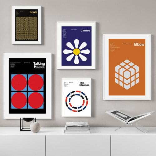 Album Cover Poster Round Shape Minimalist Wall Art Canvas Painting Nordic Posters And Prints Wall Pictures For Living Room Decor