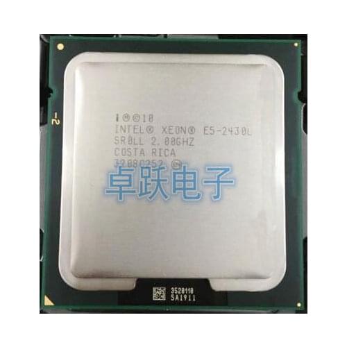 Original INTEL XEON E5 2430L 2.0GHZ 6-CORE 15MB CACHE LGA1356 PROCESSOR SR0LL 60W free shipping