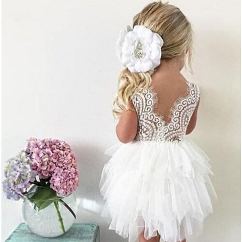 Baby Girl Dress Princess Party Summer Dress Girls Children Clothes Lace Kids Wedding Dresses for Girls Kid Clothes Vestido 4 6 Y