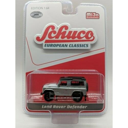 Schuco 1:64 Land Rover Defender LIMITED rubber tire Die-casting metal car model MiJo 2019K1142