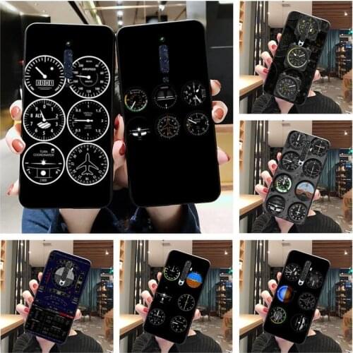 Aviation Aeroplane Helicopter Cockpit Phone Case For Oppo A5 A9 2020 Reno2 z Renoace 3pro A73S A71 F11