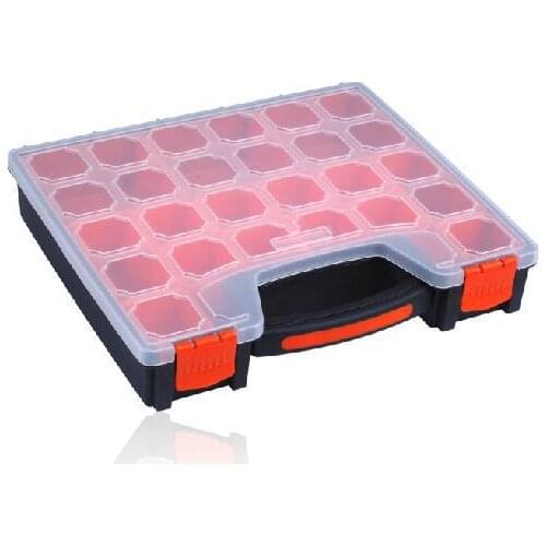 High-grade 12 inches thin plastic storage consolidation component parts box storage