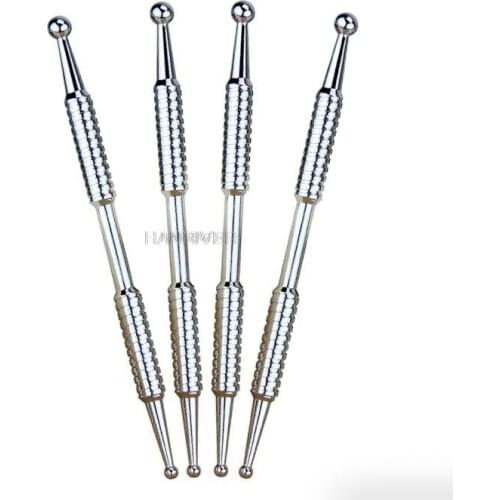 Double-headed pen probe and double-headed massager