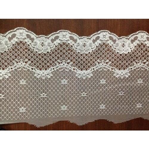 16cm width ivory 40meters/lot Lace DIY wedding bridal veil sewing lace,petticoat, headband,handicraft,elegant ,beautiful lace