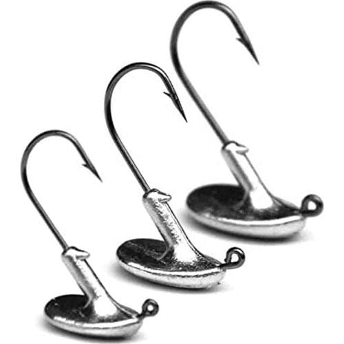 3.5g 5g 7g 10g 14g 5pcs/lot Tumbler Lead Jig Heads Lead Weight Fishing Hook Round Jigs Lead Baits Soft Lure HookJighead Jighead