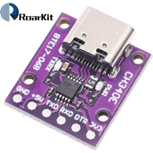 5PCS/LOT CH340E MSOP10 USB to TTL Serial Converter, 5V/3.3V Alternative CH340G Module For Arduino Pro mini