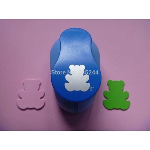 Free shipping 2 inch (4.3cm) bear shape EVA foam punch paper punch for greeting card handmade Scrapbook punches