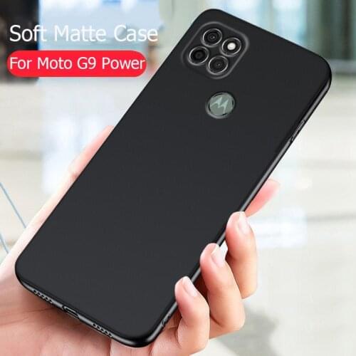 For Motorola Moto G9 Power Case Simple Matte Soft Silicone Back Cover For Moto G9 Power G9Power Phone Case