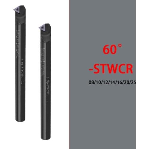 Lathe Tool Holder Internal Knife Bar S16Q S20R S25S S32T STWCR16 CNC Cutting STWCR Carbide Turning Tool Holder Set For TCMT