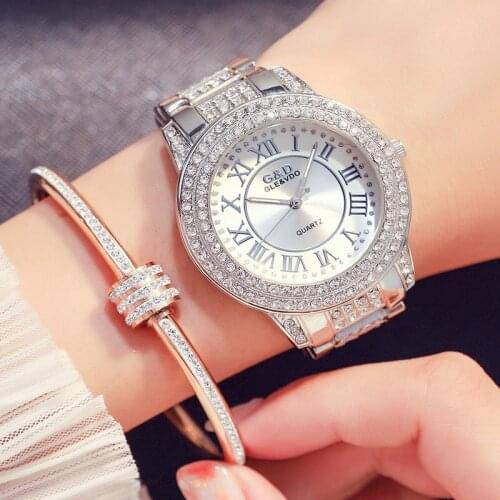 G&D Women Watch Luxury Brand Fashion Casual Ladies Gold Watch Quartz Simple Clock Relogio Feminino Reloj Mujer Montre Femme