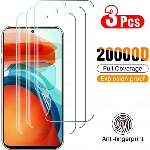 3Pcs Full Cover Hydrogel Film For Xiaomi Poco X3 GT Screen Protection For Xiami Poko Poxo X 3 X3GT 6.6" Protector Film Not Glass