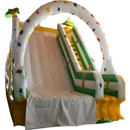 Commercial inflatable land slide inflatable land drop slide