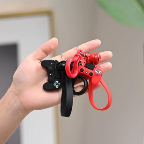 Creative Video Game Handle Keychain Creative Joystick Model Key Chain Key Ring For Boyfriend Men Key Holder Trinket Gift