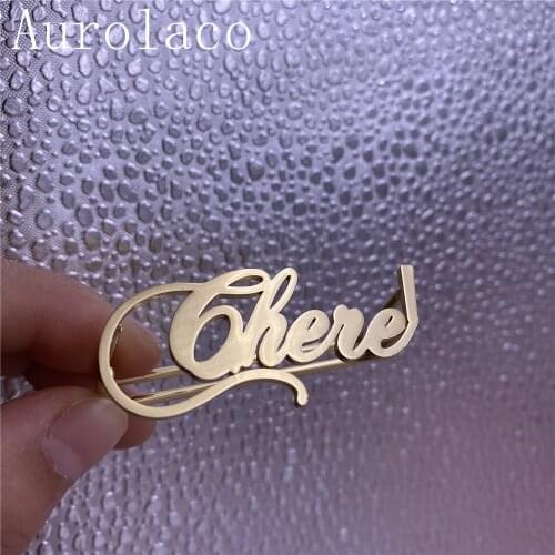 AurolaCo Fashionable And Simple Personalized Double Ring Ring Custom Font Name Custom Carved Jewelry