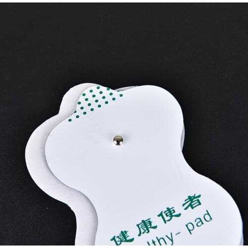 New 10PCS Acupuncture Digital Therapy Machine Massager Pad White Electrode Pads Digital For Tens